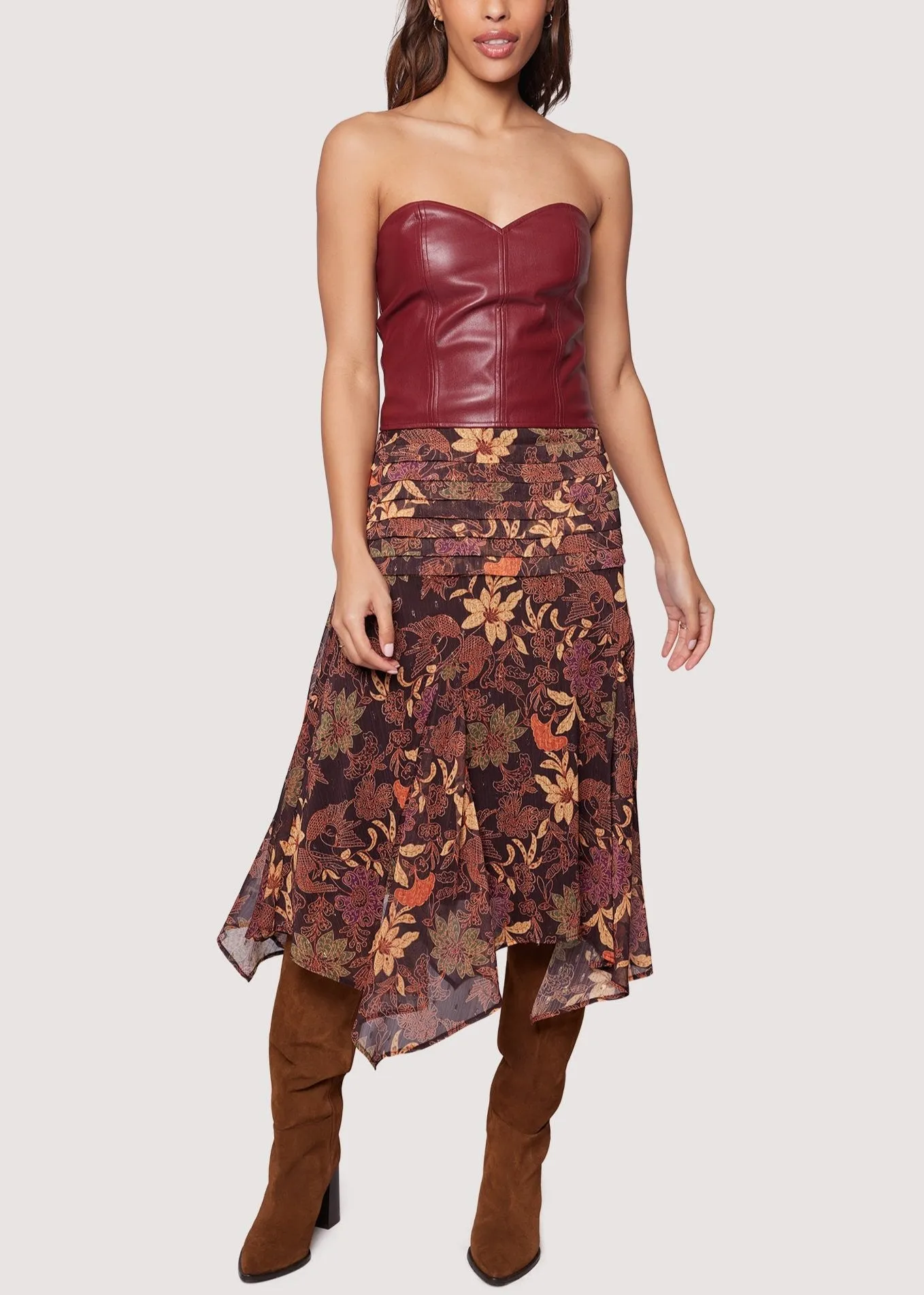 Wild Bergamot Midi Skirt