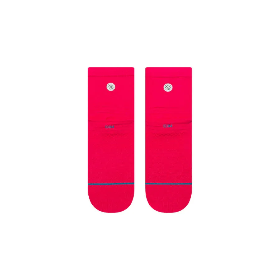 Womens Iconic Ultralight Quarter Socks - Magenta