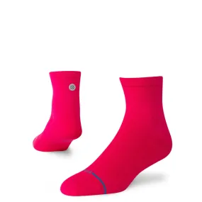 Womens Iconic Ultralight Quarter Socks - Magenta